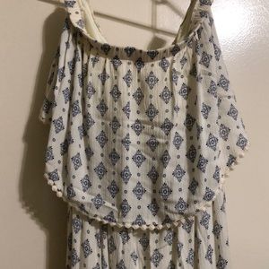 Strapless maxi dress